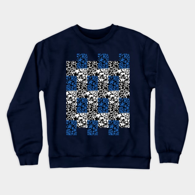 Police Stars and Stripes Crewneck Sweatshirt by Bellewood222